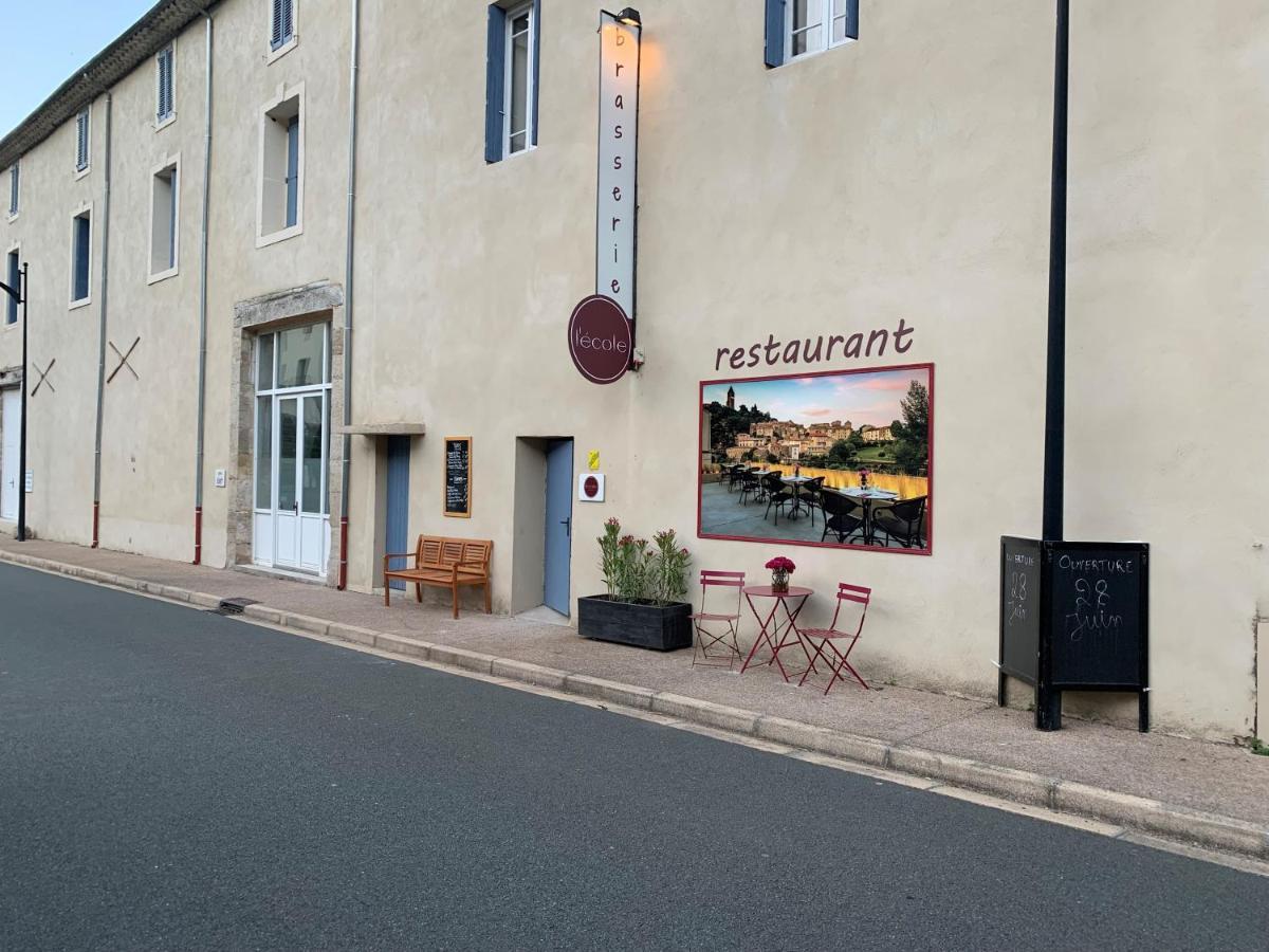 Ecole Olargues - Chambres & Restaurant - Teritoria Exterior photo