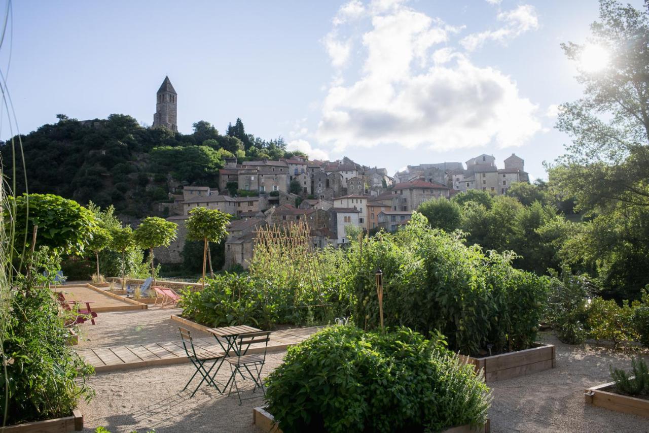 Ecole Olargues - Chambres & Restaurant - Teritoria Exterior photo