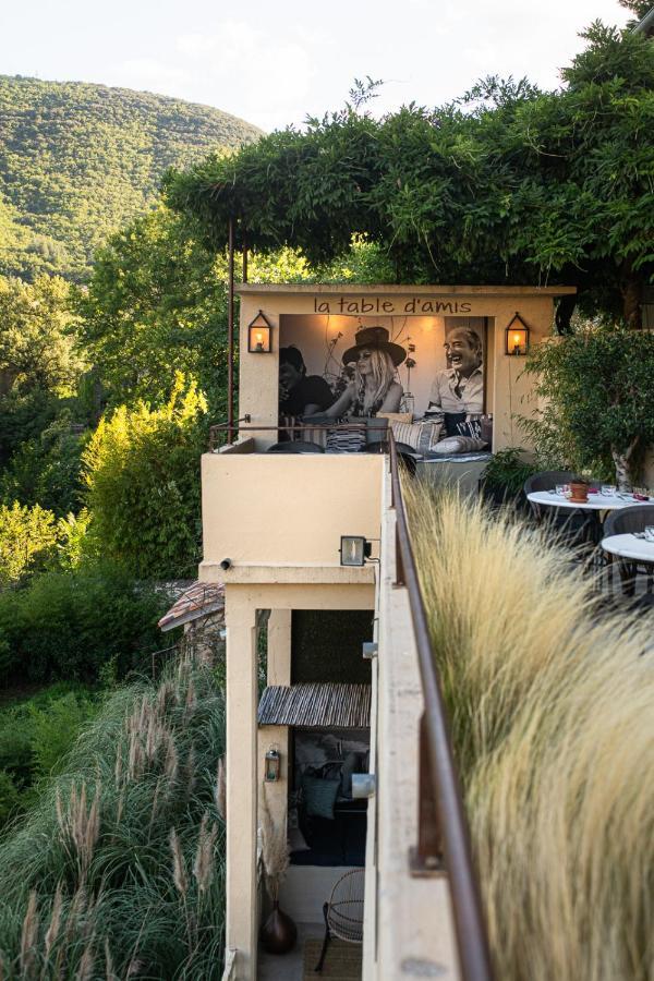 Ecole Olargues - Chambres & Restaurant - Teritoria Exterior photo